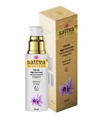 Naktinis veido kremas brandžiai odai Sattva Ayurveda Pro Age Night, 50 ml kaina ir informacija | Veido kremai | pigu.lt