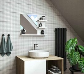 Vonios veidrodis Domtech 5R-MTIL-ALOY, baltas цена и информация | Зеркала в ванную | pigu.lt
