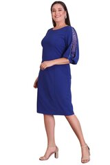 Suknelė moterims T1292, mėlyna kaina ir informacija | Suknelės | pigu.lt