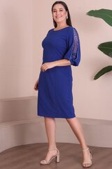 Suknelė moterims T1292, mėlyna kaina ir informacija | Suknelės | pigu.lt