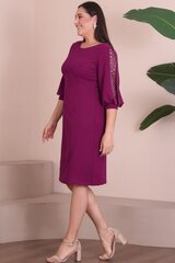 Suknelė moterims T1292, rožinė kaina ir informacija | Suknelės | pigu.lt