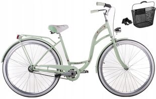 Miesto dviratis Retro Urban Vanessa 28', žalias kaina ir informacija | Dviračiai | pigu.lt