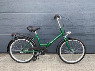 Miesto dviratis Shimano 24', žalias цена и информация | Велосипеды | pigu.lt