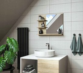 Vonios veidrodis su LED apšvietimu Domtech, rudas цена и информация | Зеркала в ванную | pigu.lt