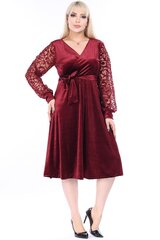 Suknelė moterims F4018, raudona kaina ir informacija | Suknelės | pigu.lt