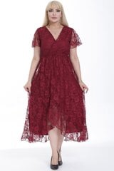 Suknelė moterims F5014, raudona kaina ir informacija | Suknelės | pigu.lt