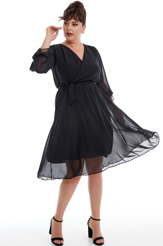 Suknelė moterims, juoda цена и информация | Suknelės | pigu.lt