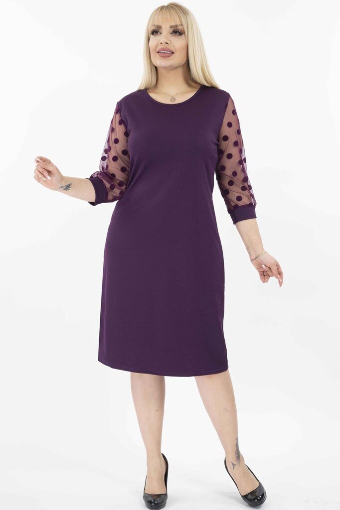 Suknelė moterims F4000, violetinė цена и информация | Suknelės | pigu.lt