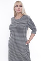 Клетчатое женское платье F4016-44/46 цена и информация | Платья | pigu.lt