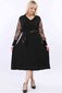 Suknelė moterims F2375, juoda цена и информация | Suknelės | pigu.lt