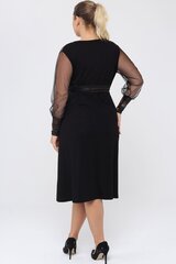 Suknelė moterims F4060, juoda kaina ir informacija | Suknelės | pigu.lt