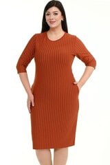 Платье женское, коричневое цена и информация | Платья | pigu.lt