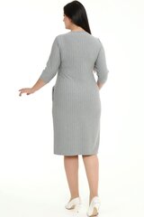 Suknelė moterims F2332, pilka kaina ir informacija | Suknelės | pigu.lt