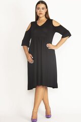 Suknelė moterims C721, juoda kaina ir informacija | Suknelės | pigu.lt