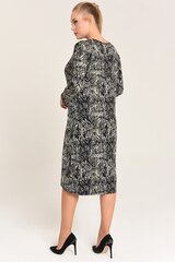 Яркое классическое платье длиной выше колена. J099-42 цена и информация | Платья | pigu.lt