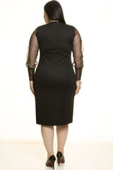 Красивое черное платье F1846-44 цена и информация | Платья | pigu.lt