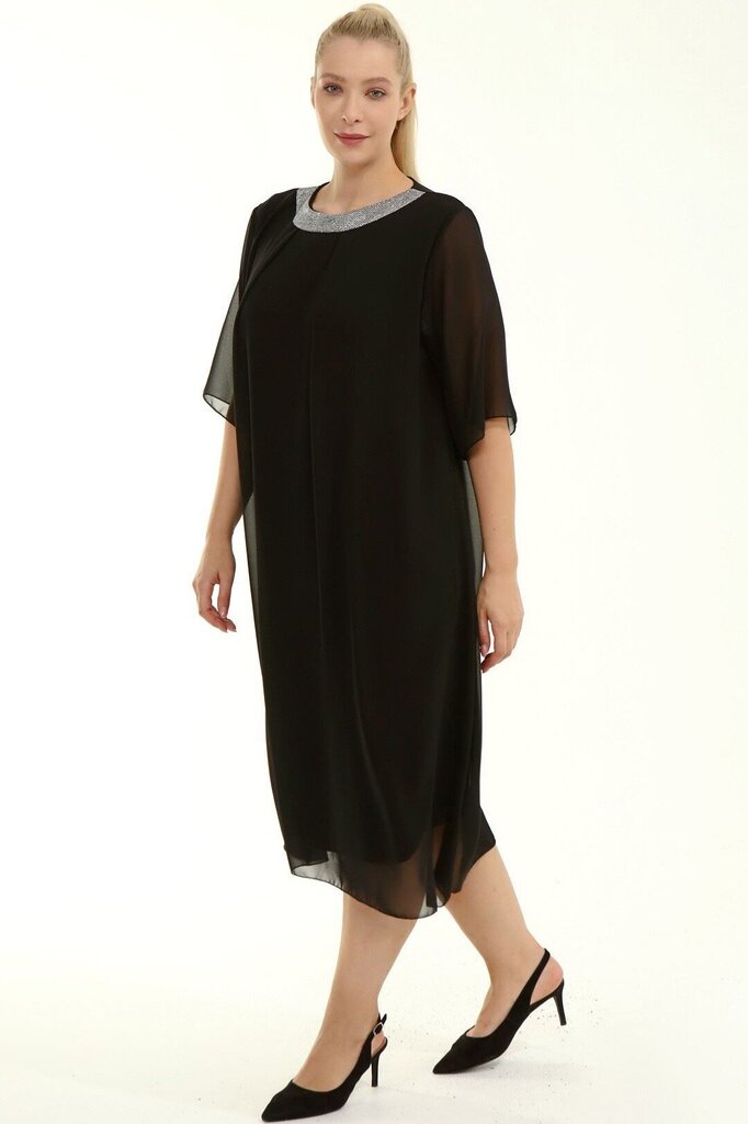 Suknelė moterims F2328, juoda цена и информация | Suknelės | pigu.lt