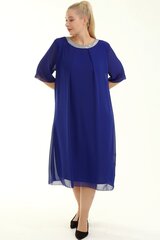 Suknelė moterims F2328, mėlyna kaina ir informacija | Suknelės | pigu.lt
