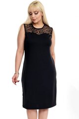 Черное платье без рукавов F5007-48 цена и информация | Платья | pigu.lt