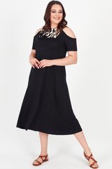 Suknelė moterims C716, juoda kaina ir informacija | Suknelės | pigu.lt
