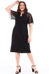Suknelė moterims T991, juoda kaina ir informacija | Suknelės | pigu.lt