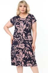 Простое женское платье с короткими рукавами. T1833-44/46 цена и информация | Платья | pigu.lt