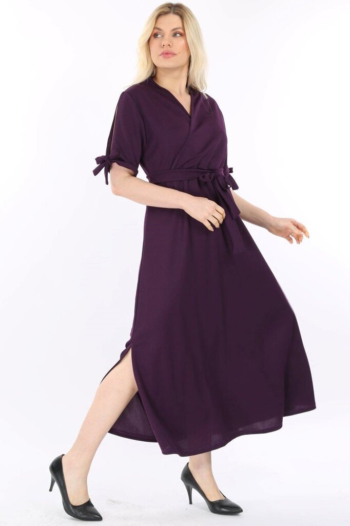Suknelė moterims F4020, violetinė цена и информация | Suknelės | pigu.lt