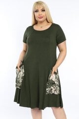 Suknelė moterims B352, žalia kaina ir informacija | Suknelės | pigu.lt