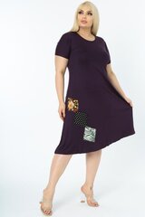 Suknelė moterims B358, violetinė kaina ir informacija | Suknelės | pigu.lt