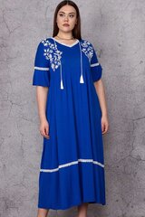 Suknelė moterims C709-ME, mėlyna kaina ir informacija | Suknelės | pigu.lt