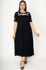 Suknelė moterims C714, juoda kaina ir informacija | Suknelės | pigu.lt