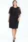 Suknelė moterims F2330, juoda kaina ir informacija | Suknelės | pigu.lt