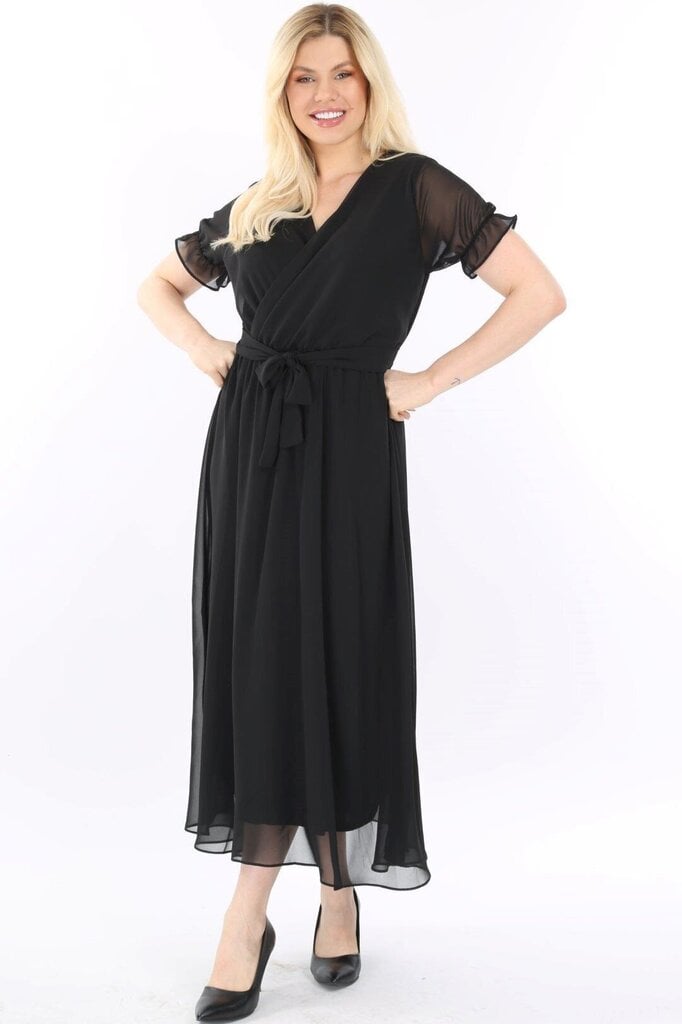 Suknelė moterims F4062, juoda цена и информация | Suknelės | pigu.lt