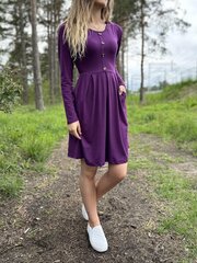 Suknelė moterims Molerani, violetinė kaina ir informacija | Suknelės | pigu.lt