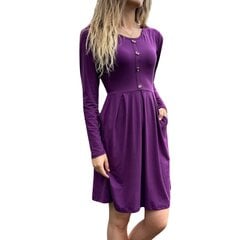 Платье женское MOLERANI, фиолетовое. цена и информация | Платья | pigu.lt