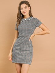 Женское мини-платье Allegra K, клетчатое цена и информация | Платья | pigu.lt