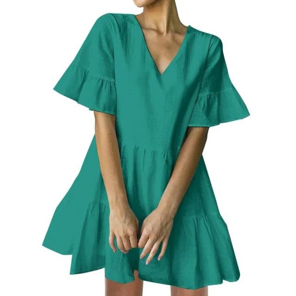 Suknelė moterims Fancyinn, žalia kaina ir informacija | Suknelės | pigu.lt