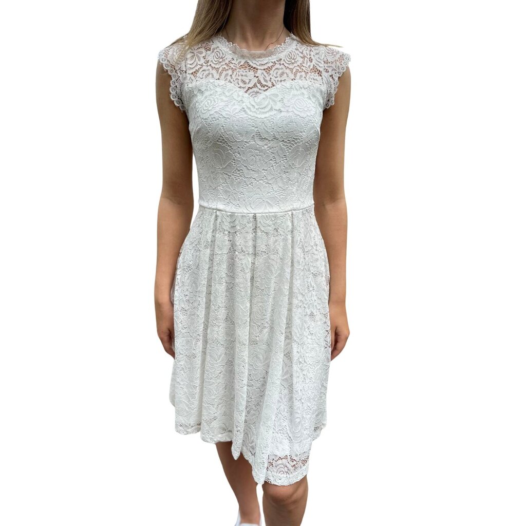 Suknelė moterims Meetjen, balta цена и информация | Suknelės | pigu.lt