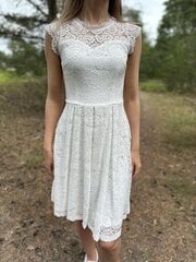 Женское платье Meetjen, белое цена и информация | Платья | pigu.lt