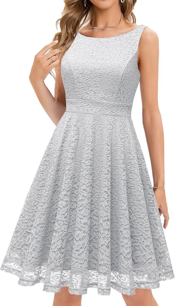 Suknelė moterims Bbonlinedress, pilka kaina ir informacija | Suknelės | pigu.lt