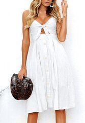 Платье женское FANCYINN, белое цена и информация | Платья | pigu.lt