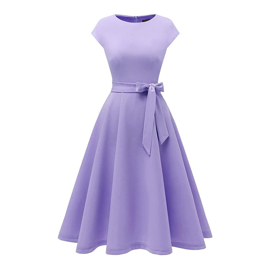 Suknelė moterims Rockabilly Dresstells, violetinė kaina ir informacija | Suknelės | pigu.lt