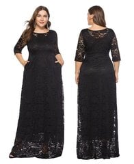 Платье женское кружевное ZAPAKA, черное цена и информация | Платья | pigu.lt