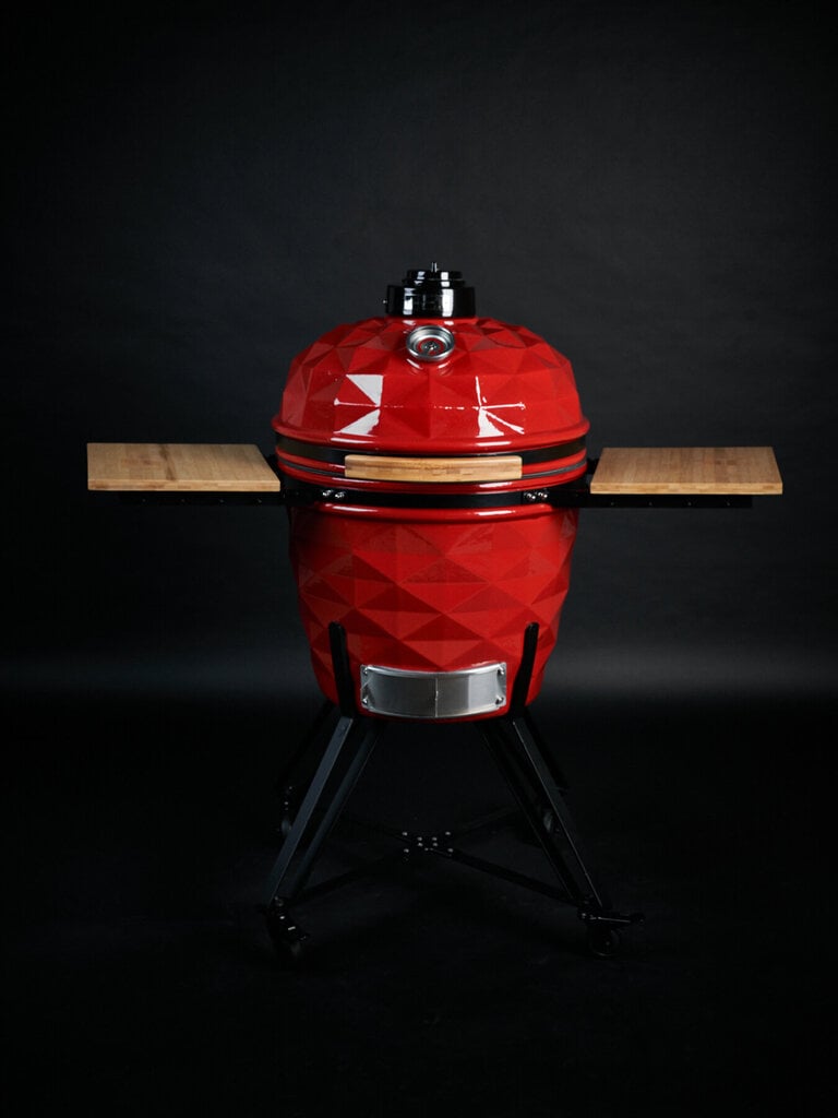 Kepsninė KamadoClub Pro Premium+, 59cm, raudona цена и информация | Kepsninės, griliai | pigu.lt