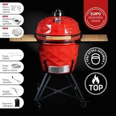 Керамическое барбекю KamadoClub PRO 59 см, Красное цена и информация | KamadoClub Грили, мангалы, коптильни | pigu.lt