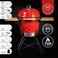 Kepsninė KamadoClub Pro Premium+, 59cm, raudona цена и информация | Kepsninės, griliai | pigu.lt