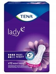 Прокладки урологические Tena Lady Maxi Night, 12 шт цена и информация | Подгузники, прокладки, одноразовые пеленки для взрослых | pigu.lt