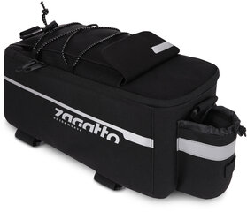 Dviračio krepšys tvirtinimas prie dviračio laikiklio Zagatto, juodas kaina ir informacija | Kiti dviračių priedai ir aksesuarai | pigu.lt
