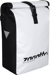 Dviračio krepšys tvirtinamas prie bagažinės šono Zagatto, baltas kaina ir informacija | Kiti dviračių priedai ir aksesuarai | pigu.lt