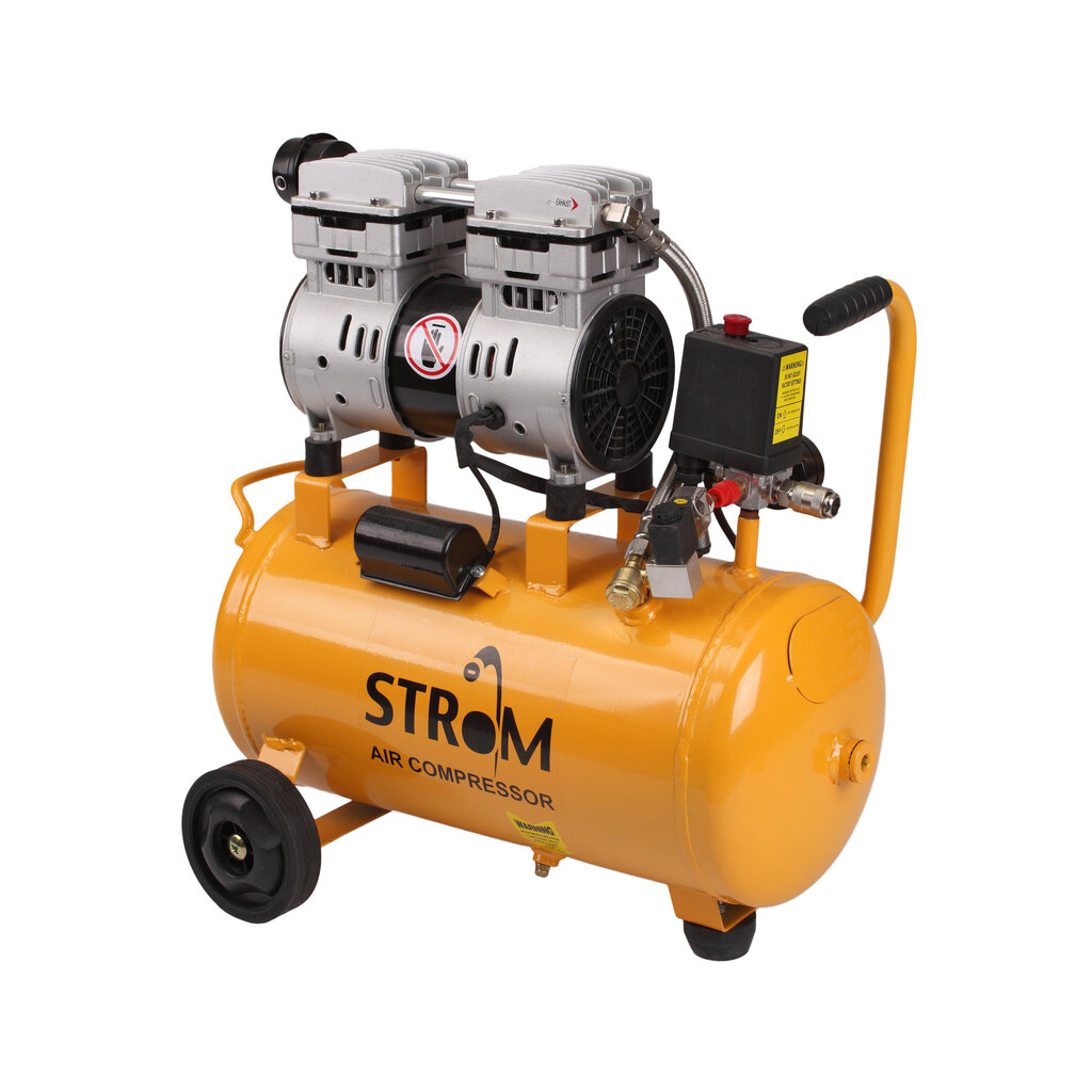 Oro kompresorius 24L, 220V Strom JN750 kaina ir informacija | Kompresoriai | pigu.lt